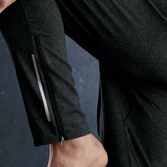 (NEW) Jockey Men's Active Pants Jogger Charcoal, Size M - Picture 4 of 9